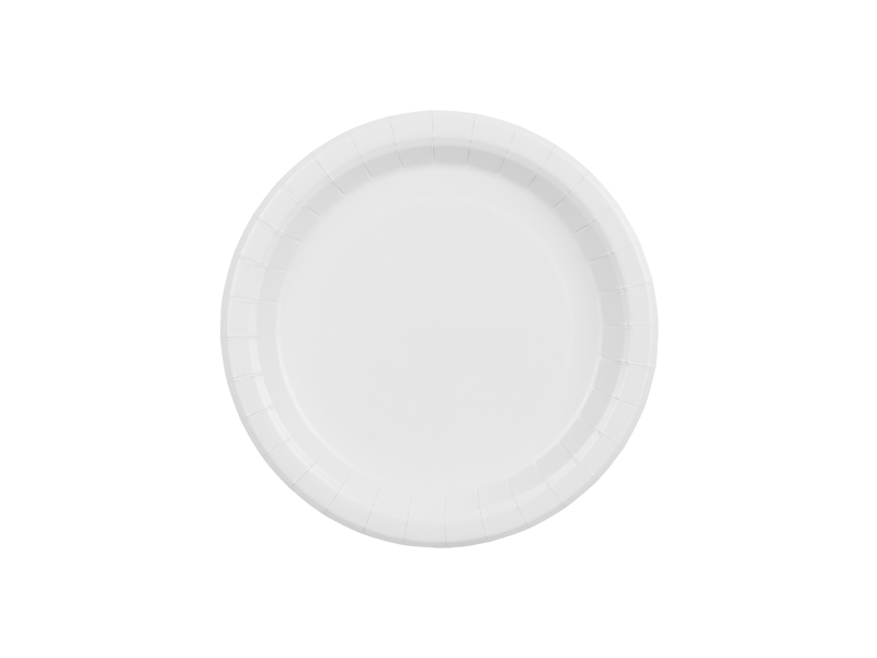 Paptallerkener Hvide 18 cm (6 stk.)