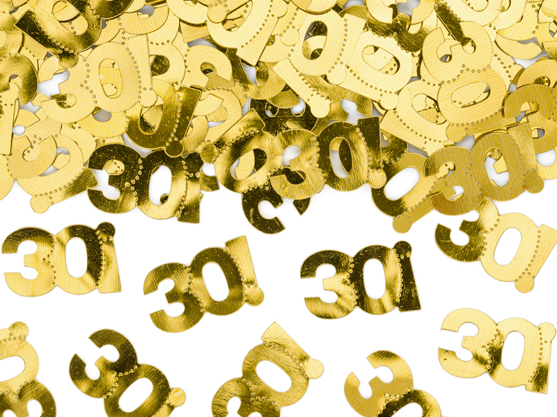 Guld Konfetti, Tal 30, 15G