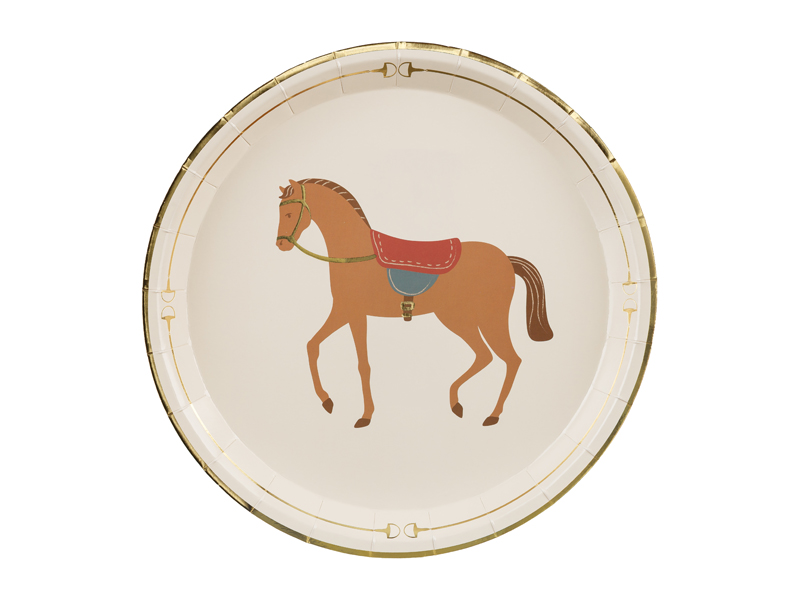 Tallerkener Hest, 23 cm (6 Stk.)