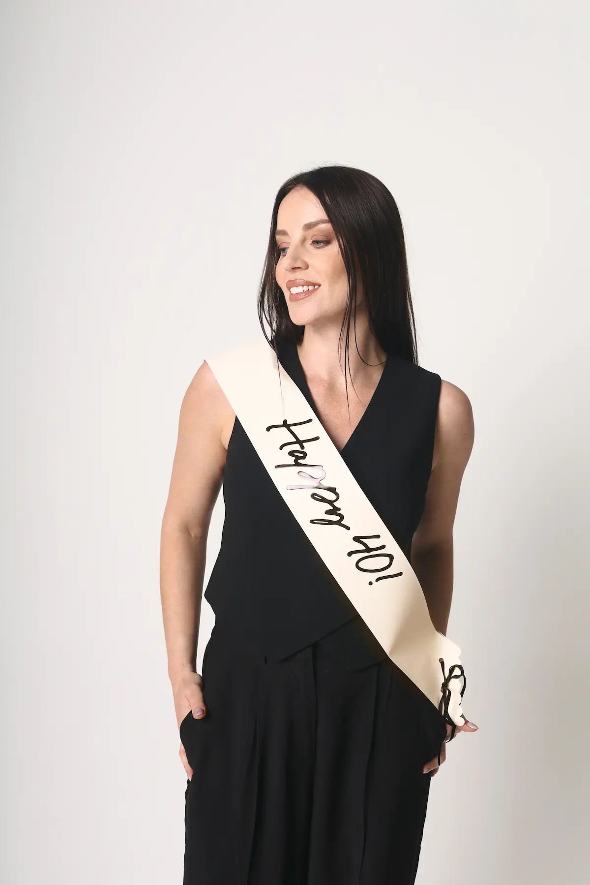 Papir Sash "Milestone" - 40 År