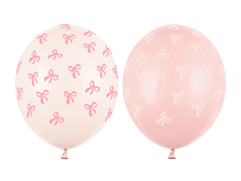Ballon 30 cm, Sløjfer, Mix (50 Stk.)