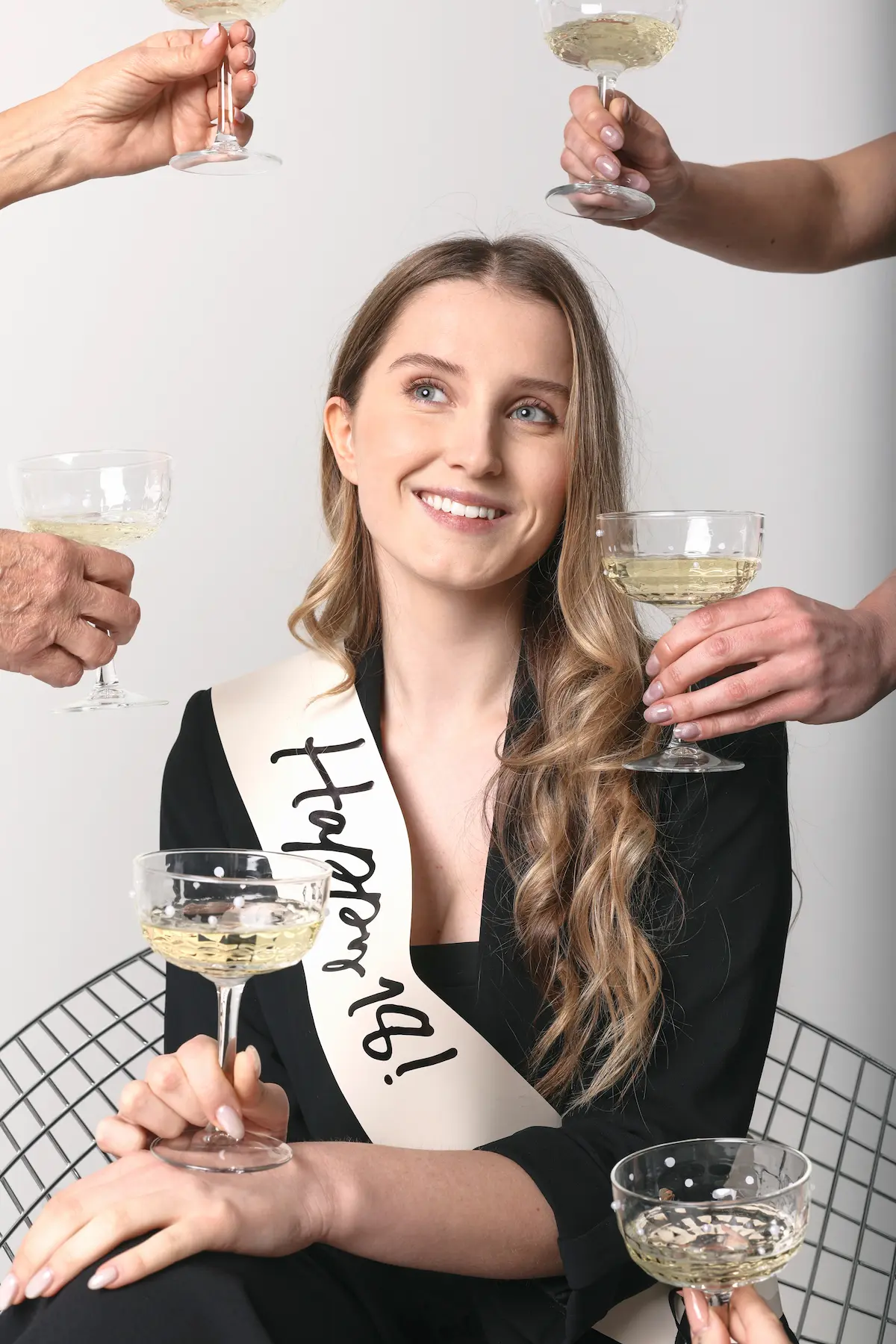 Papir Sash "Milestone" - 18 År