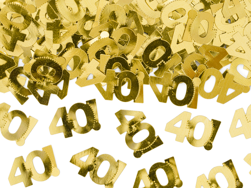 Guld Konfetti, Tal 40, 15G