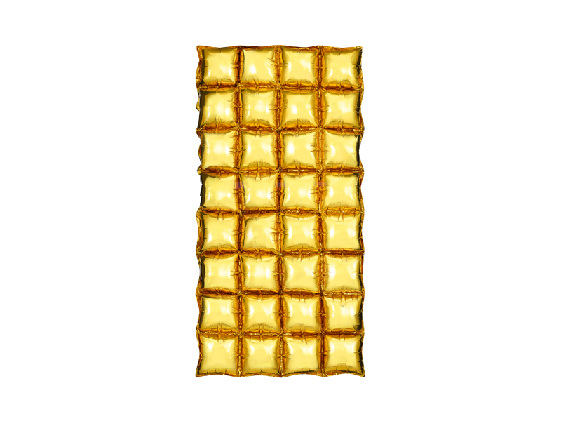 Folie Ballon Gardin, Guld, 72 X 143 cm