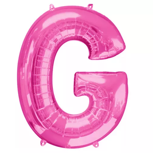 Pink Folie Bogstav "G"