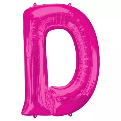 Pink Folie Bogstav "D"